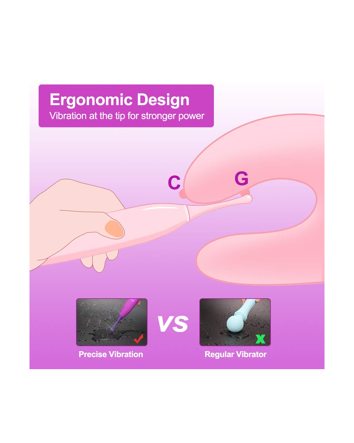 PenVibe slim vibrator, alternate view 3