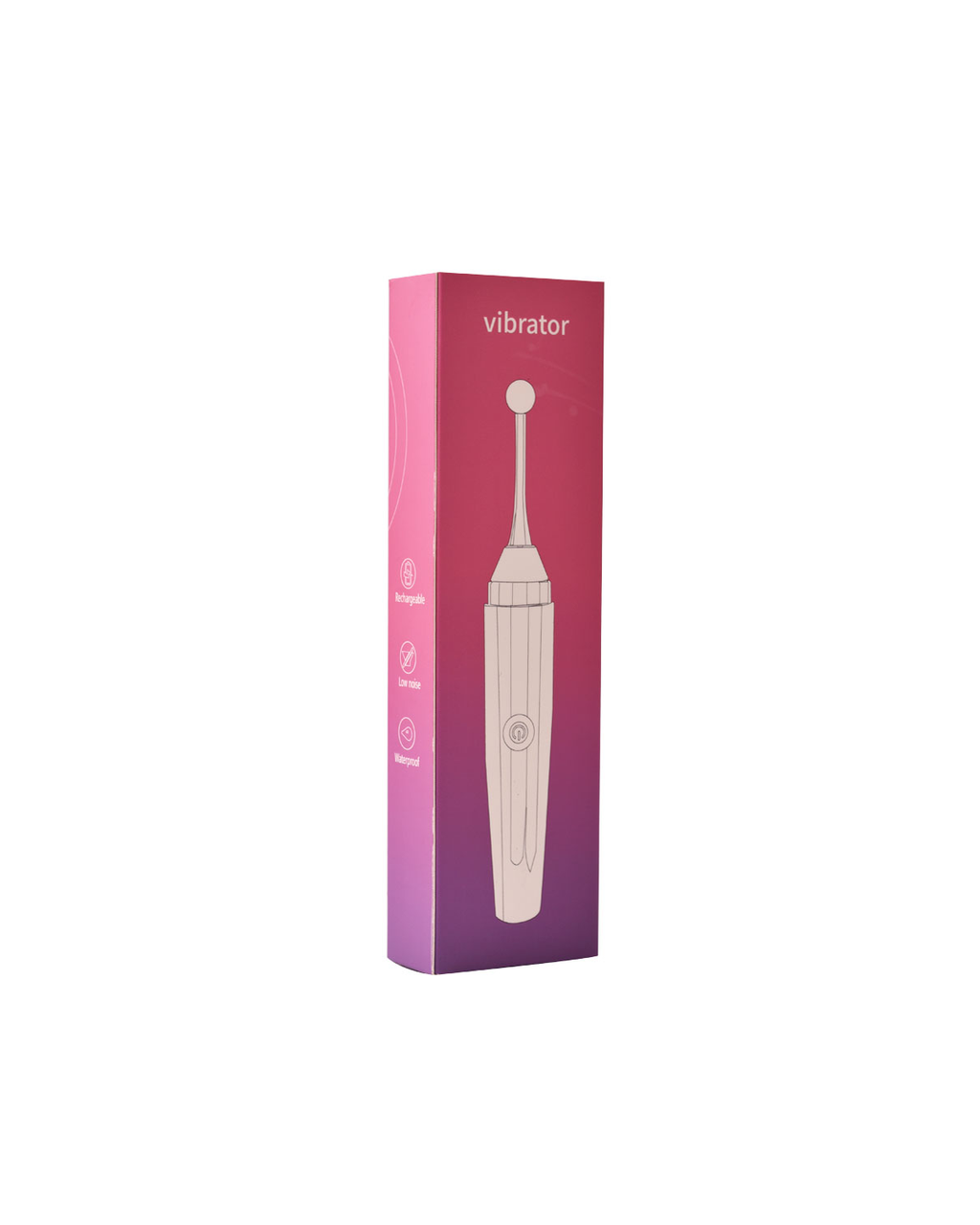 Pen-style clit stimulator product packaging