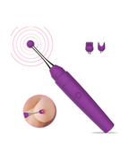 Gel-tip 10-frequency clit stimulator, front view