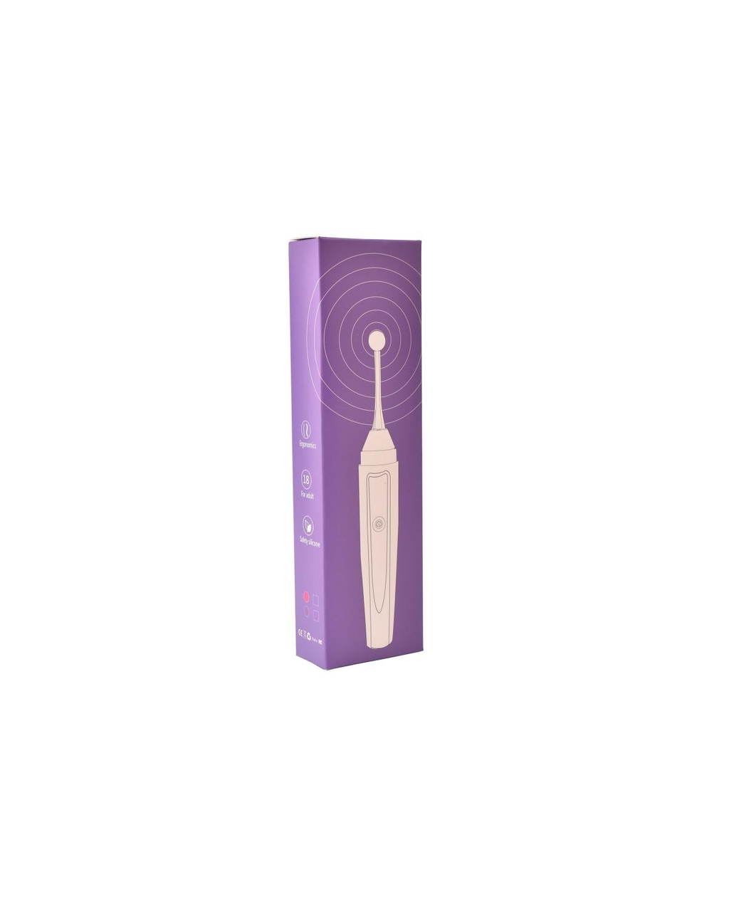 Gel-tip clit stimulator product packaging