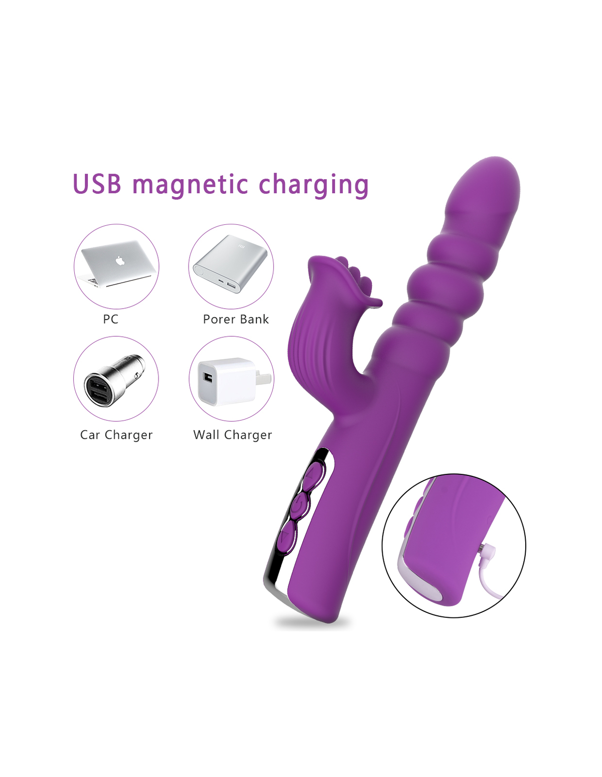 Lingo telescoping vibrator product detail image 6