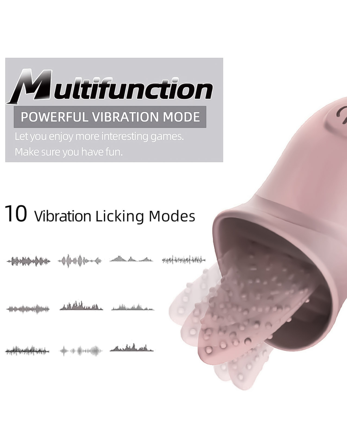 Tina licking vibrator product detail image 1