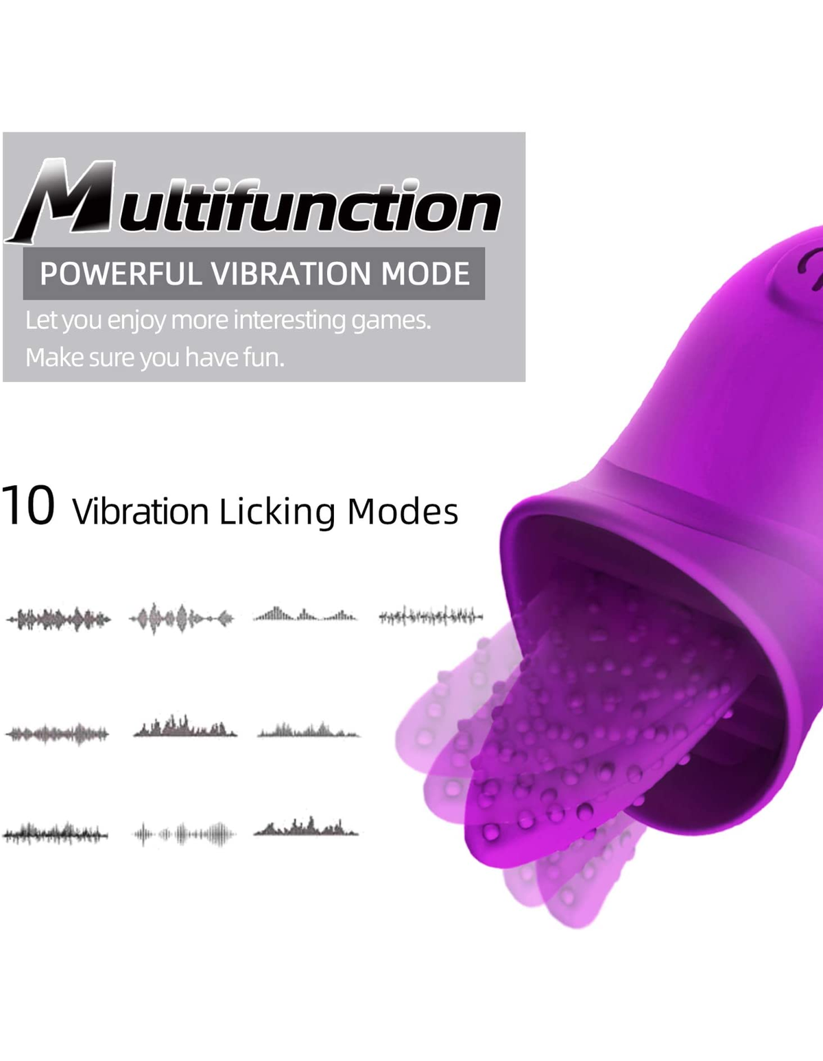 Tina licking vibrator product detail image 3