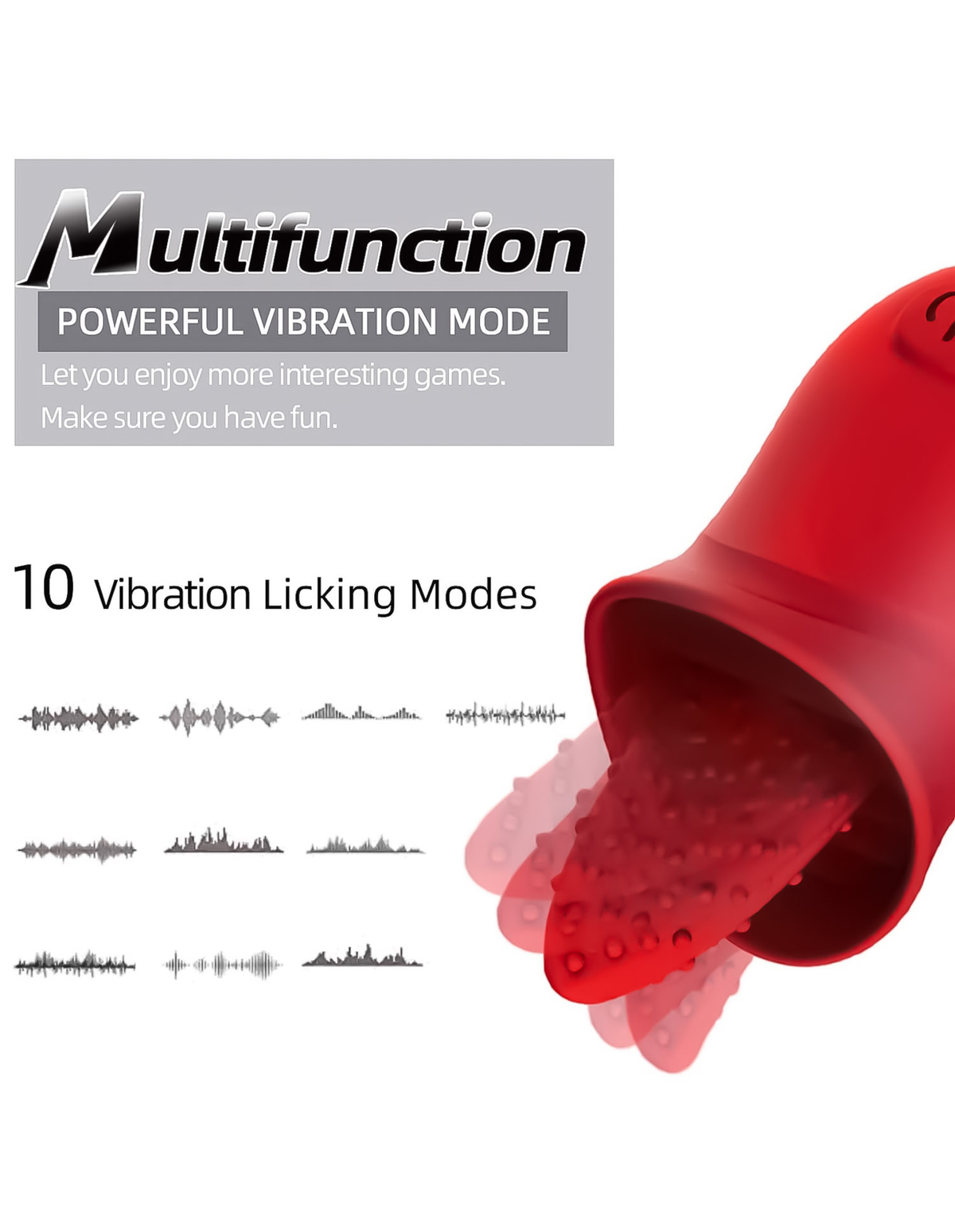 Tina licking vibrator product detail image 6