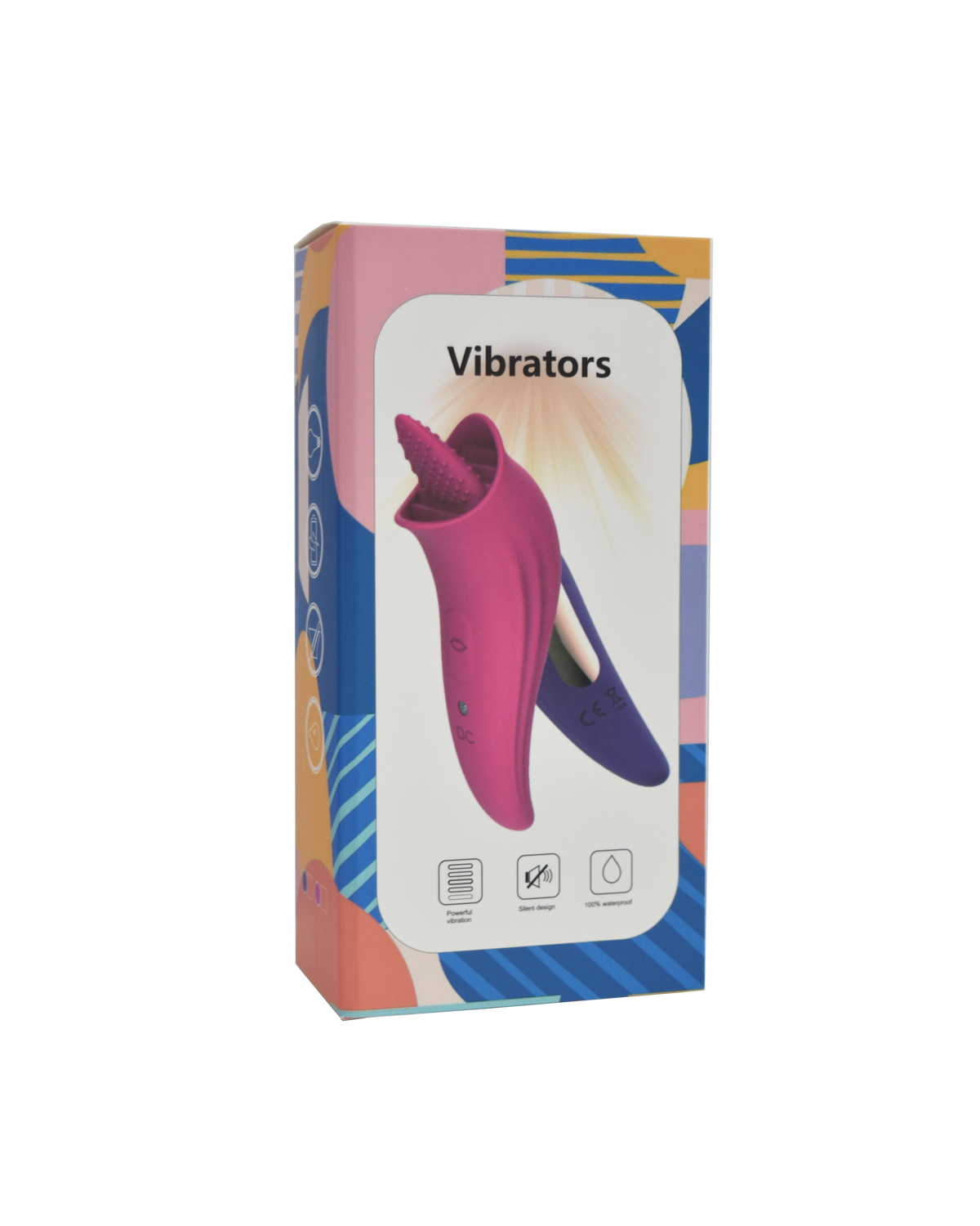 Purple Bird tongue vibrator product packaging