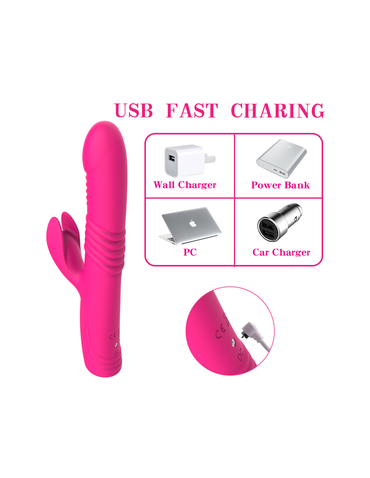 Yidong telescoping vibrator product detail image 2