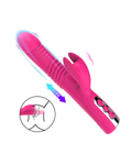 Yidong telescoping vibrator, front view Rose Pink
