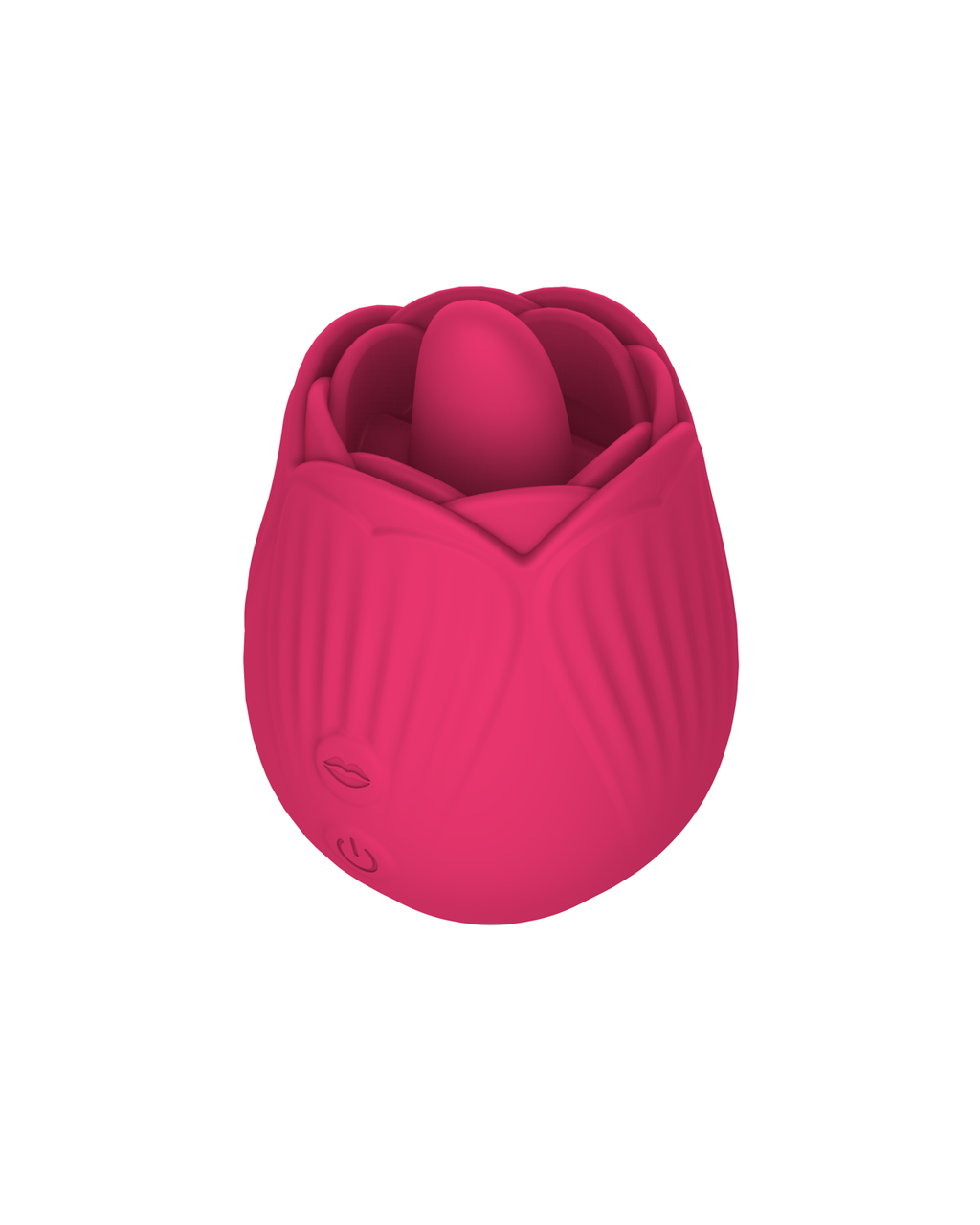 RoseTongue rose pink tulip tongue vibrator, alternate view 3