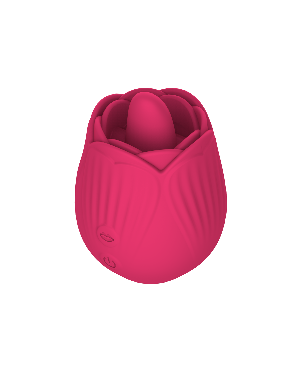 RoseTongue rose pink tulip tongue vibrator, alternate view 3
