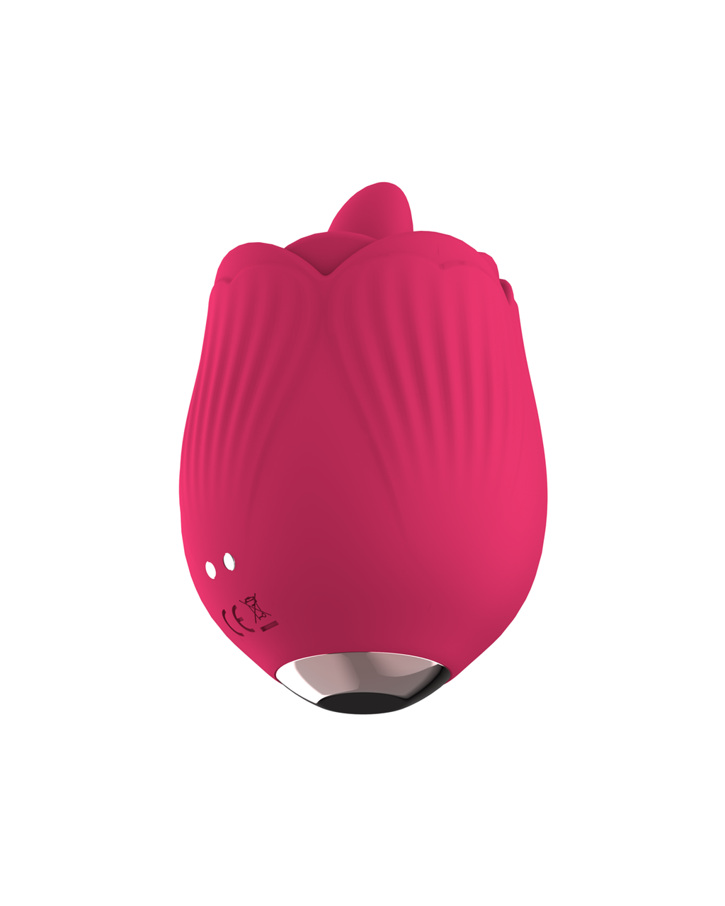 RoseTongue rose pink tulip tongue vibrator, alternate view 4
