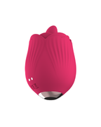 RoseTongue rose pink tulip tongue vibrator, alternate view 4