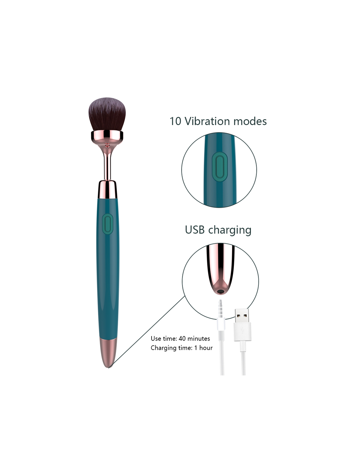 BrushVibe makeup brush vibrator product detail image 4