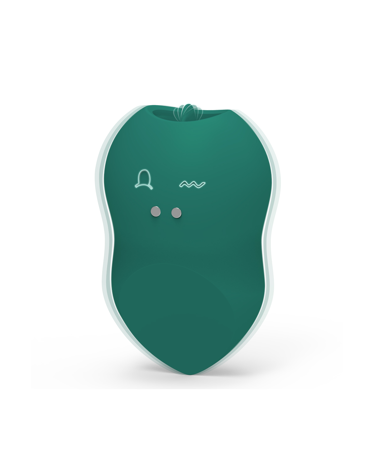 Lipette beauty-egg licking vibrator, alternate view 3 Dark Green