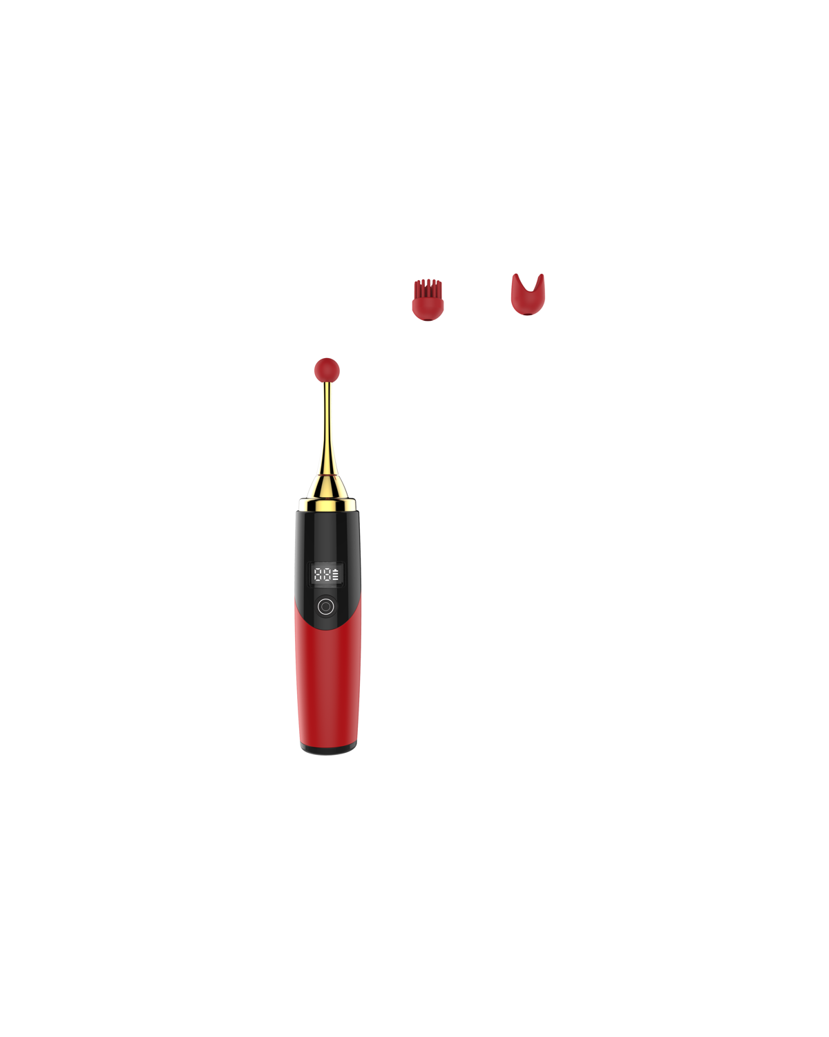 LcdPen red LCD-display clit stimulator, alternate view 4