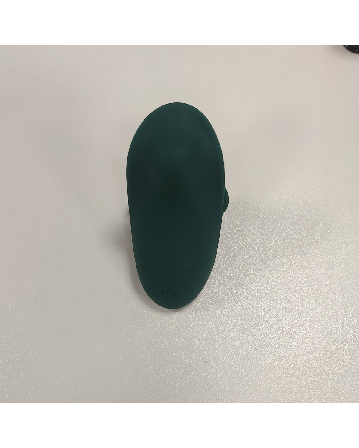 GoldFinger dark green wearable massager, alternate view 2