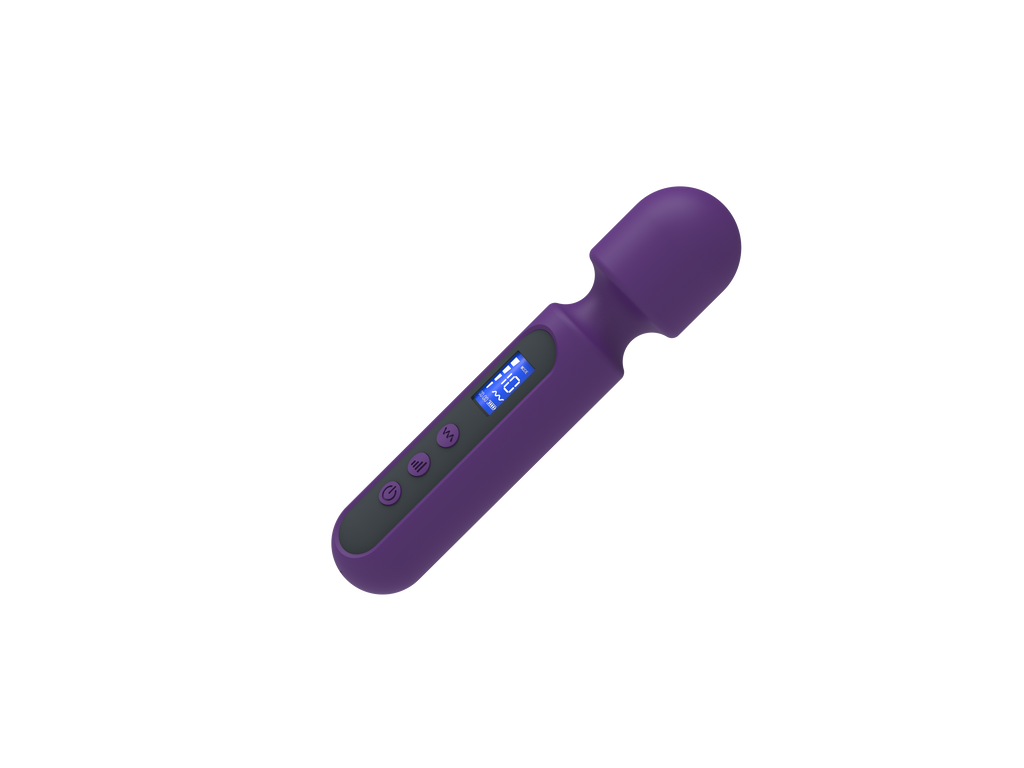 Mini AV Vibrator with 3 Interchangeable Sleeves