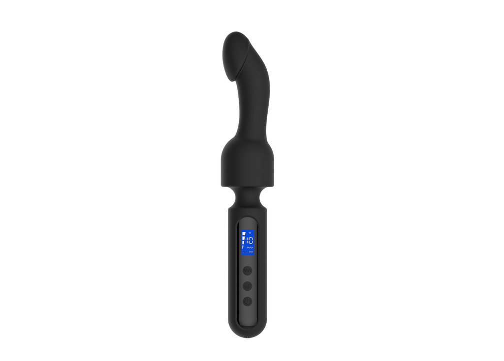 Mini AV Vibrator with 3 Interchangeable Sleeves